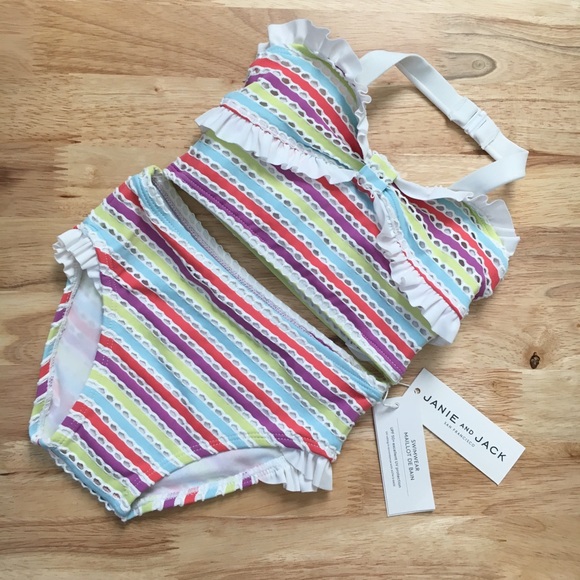 Janie and Jack Other - NWT! Janie & Jack Baby Girl Swimsuit, 18-24 mo.
